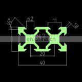 2040 v Slot Rail Aluminum Profile Extrusion 300mm Length per Piece thumbnail-3