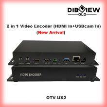 OTV-UX2 2 in 1 Video HDMI USB Streaming Facebook Youtube IPTV Encoder to Support IP USBcam Camera For Game Hospital School Appli