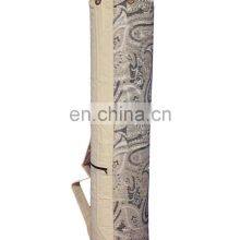 Custom Logo Private Label Jacquard Fabric Yoga Mat Bag Canvas Indian Manufacturer thumbnail-3