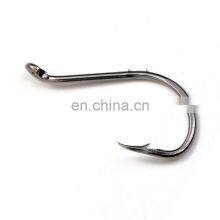 50pcs/box High Carbon Steel Environmental Saltwater Freshwater Fishing Gear Two Extra Barbs Baitholder Fishing Hook thumbnail-3