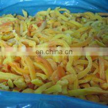 Sinocharm BRC-A Approved IQF Yellow Bell Pepper Strips Frozen Bell Pepper thumbnail-3