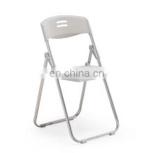 Top quality wholesale white training conference used wedding events backpack lightweight plastic folding chairs