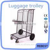 4 Wheels Flat Luggage Trolley