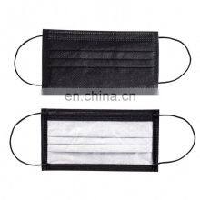 Fashion Black Civil Protective 3 Ply Face Mask With Earloop thumbnail-4