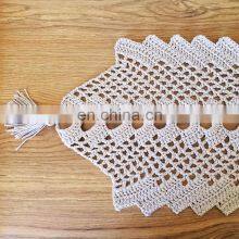 Hot Selling Macrame Crochet Table Runner, Decor Table Cotton Knitted Runner Wholesale in Vietnam thumbnail-4