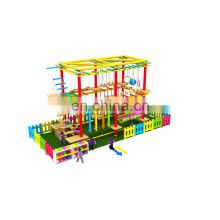 Customized High Rope Adventure Park Equipment Challenging Adventure Ropes Course for Kids