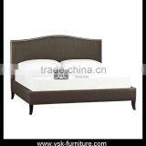 BE-043 King Size Fabric Bed Design thumbnail-1