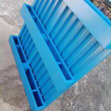 Factory Metal Pallet, 2-ton Heavy-duty Shelf Stacking Board, Four-way Forklift Cross Steel Pallet. thumbnail-4