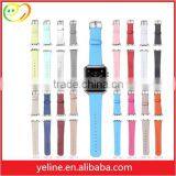 Customized Logo Leather Watch Strap for Apple Watch