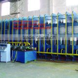 conveyor belt hydraulic press / textile core rubber belt production line