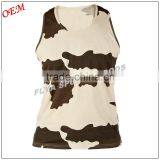 Super Ribbed Military Muscle Bodybuilding Tank Top, Gym Stringer Vest Mens Camo Singlet Quality Choice thumbnail-1