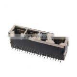 Side Entry Multi-ports RJ45 Transformer Jack/Connector thumbnail-1