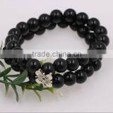 Luxury Fashion Style Black Beads Bracelet For Men thumbnail-1