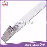 Customized Color Plastic Spring Clip Suspender With PE Strap thumbnail-4