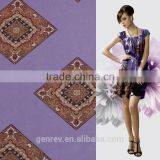 Digital Fabric Printing Printed Fabric Polyester Fabric Printing Satin Flower