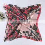 China Factory 90x90cm Women Brand Satin Square Scarf High Quality Imitated Satin Scarves Shawl Hijab 2016 Fashion Style thumbnail-3