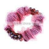 New Woman Elastic Hairband Colourful Handmade Hair Accessories Demin Flower Headband Ladies Crochet Flower Headband thumbnail-1