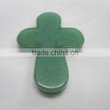 Cross Pendant Green Aventurine Pendant Fittings Gemstone Jewellery thumbnail-2