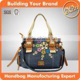 1496 - special design stylish women bags jeans denim handbag