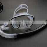 Water Sports Anti-Fog Silicone Scuba Diving Mask Dry Snorkel Set thumbnail-4