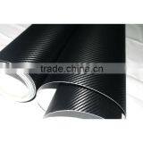 High Quality 3D Carbon Fiber Vinyl Good Texture Car Sticker Black Twill Wrap Film thumbnail-1