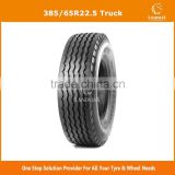 BOTO 385/65R22.5 Tire For Steering and Trailer Wheel