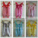 Hot Sale in US! Baby Boutique Wholesale Cotton Chevron Baby Romper Bubble Knickers Zig Zag Knickers Spring Colors for Babies thumbnail-1