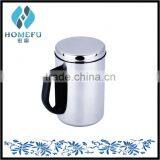 #410/201 SS Double-layer Creative Stainless Steel Thermal Cup/office Mug