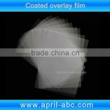 A4 Size Crystal pvc Film coated overlay 210*297mm