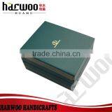 Green Color Leather Watch Box,single Leather Watch Packaging Box,new Design Watch Box With Silk Printing Logo