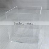 Acrylic material acrylic 5 sided display containner no lid