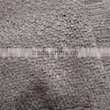 Chenille Yarn Knitting Moss Stitches Throw Blanket