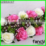 12 Heads Artificial Rose Flower Wedding Arches Decoration thumbnail-1