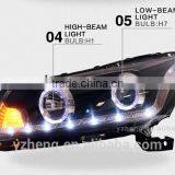 CE CCC Certifications Bi-xenon HID Projector Lens Light Angel Eyes Led Automotive Headlight Lamps Xenon Headlights for Cars Quality Choice thumbnail-1
