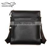 Mens Laptop Messenger Bag Genuine Leather Sling Shoulder Bag thumbnail-1