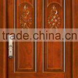 China Painting Solid Wood Door for Interior YHB-1227 thumbnail-1