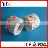 printed cotton sports tape/medical zinc oxide tape