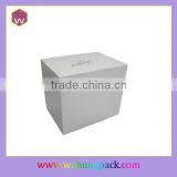 Customized white lacquer wooden perfume box (WH-0529)
