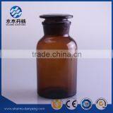 500ml Amber Wide Mouth Glass Reagent Bottle for Laboratory