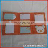 Promotional Gift Memo Pad And Lovely Soft Cover Sticky Note For Children(BLY8-0017WB)