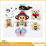 Wholesale Clothes Patches Embroidered Custom Leatter Design Soft Towel Chenille Patches Letters thumbnail-6
