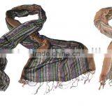 Viscose Scarf, Shawls Lurex Stoles thumbnail-1