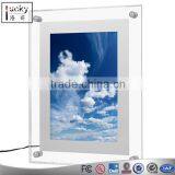 Custom Acrylic Edge Lit Sign for Advertising Led Light Box Slim Picture Frame Sign
