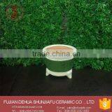 2016 New DIY Indoor Decor Small Ceramic Glazed Pottery Planter, Bonsai Pots thumbnail-1