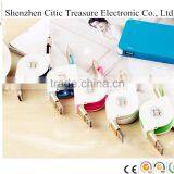 2 In1multifunction Charger Data Line Flexible Charger Line USB Cable for IPhone for Android thumbnail-5