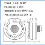 Compression Driver Unit TSCT-4405 pa Loudspeaker Horn Aluminum Driver Unit thumbnail-3
