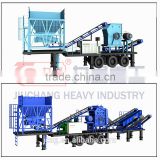 Top quality professional gold ore mobile crushing machine for sale