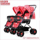 China Supplier European Style Mother Twin Baby Strollers thumbnail-2