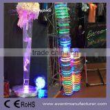 Wedding Decor 20cm Round Rgb Under Glass Bottle Vase Table Centerpiece Base Light With Remote Controlled thumbnail-4