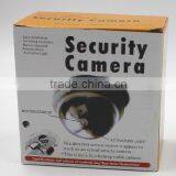 2016 Best Selling Excellent Deterrent 2pcs 1.5VAA Batteries Operated Blinking RED LED CCTV Dome Dummy Fake Seceurity Camera thumbnail-6